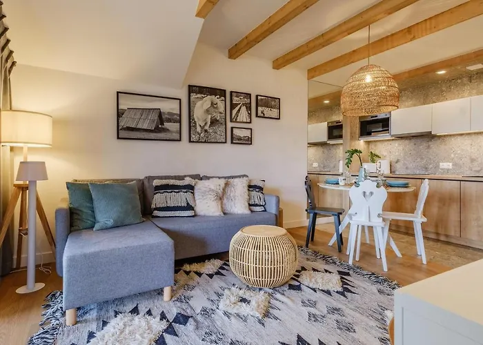Apartament RELAKS - komfortowy apartament z bezpłatnym jacuzzi, sauną oraz podziemnym parkingiem w cenie Zakopane | 2★